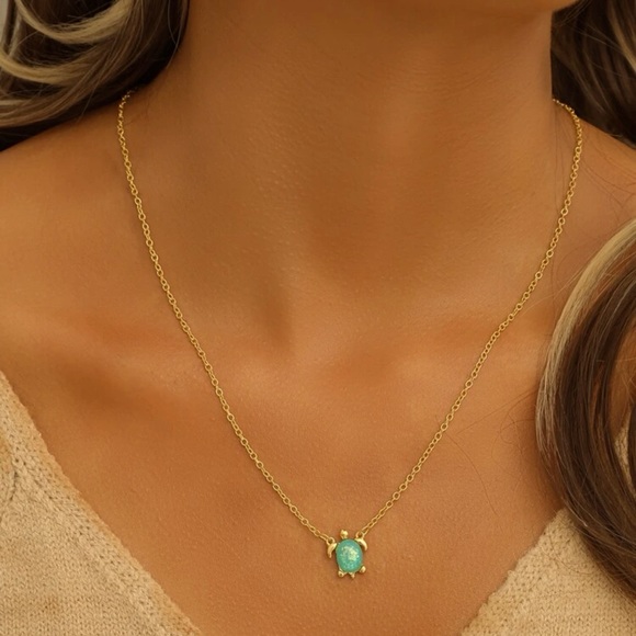 ❤️Turtle Pendant Necklace - Picture 5 of 5